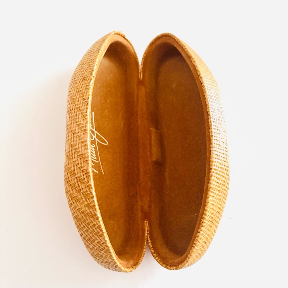 Maui Jim Empty Glasses Case Hardshell Protection Case Unisex Tan Pre-Owned - Picture 7 of 14
